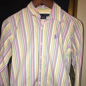 POLO RALPH LAUREN SLIM FIT COTTON OXFORD SHIRT